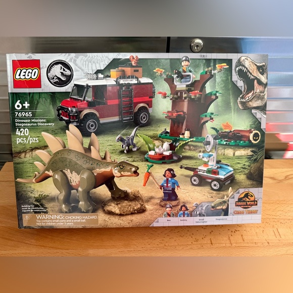 LEGO Jurassic World Dinosaur Missions: Stegosaurus Discovery Building Set 76965